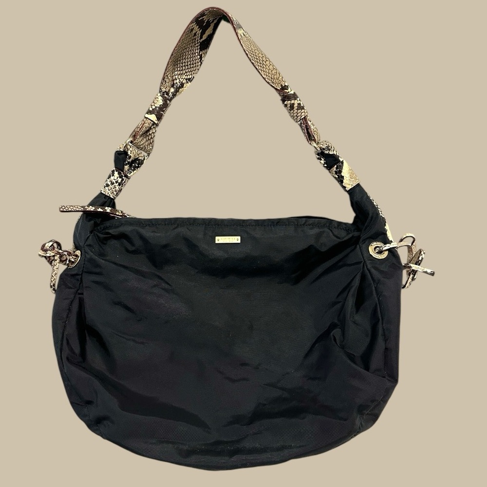 Kate Spade NY Snake Embossed Leather & Nylon Bag!